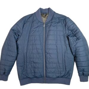 Men's Blue Quilted Jacket